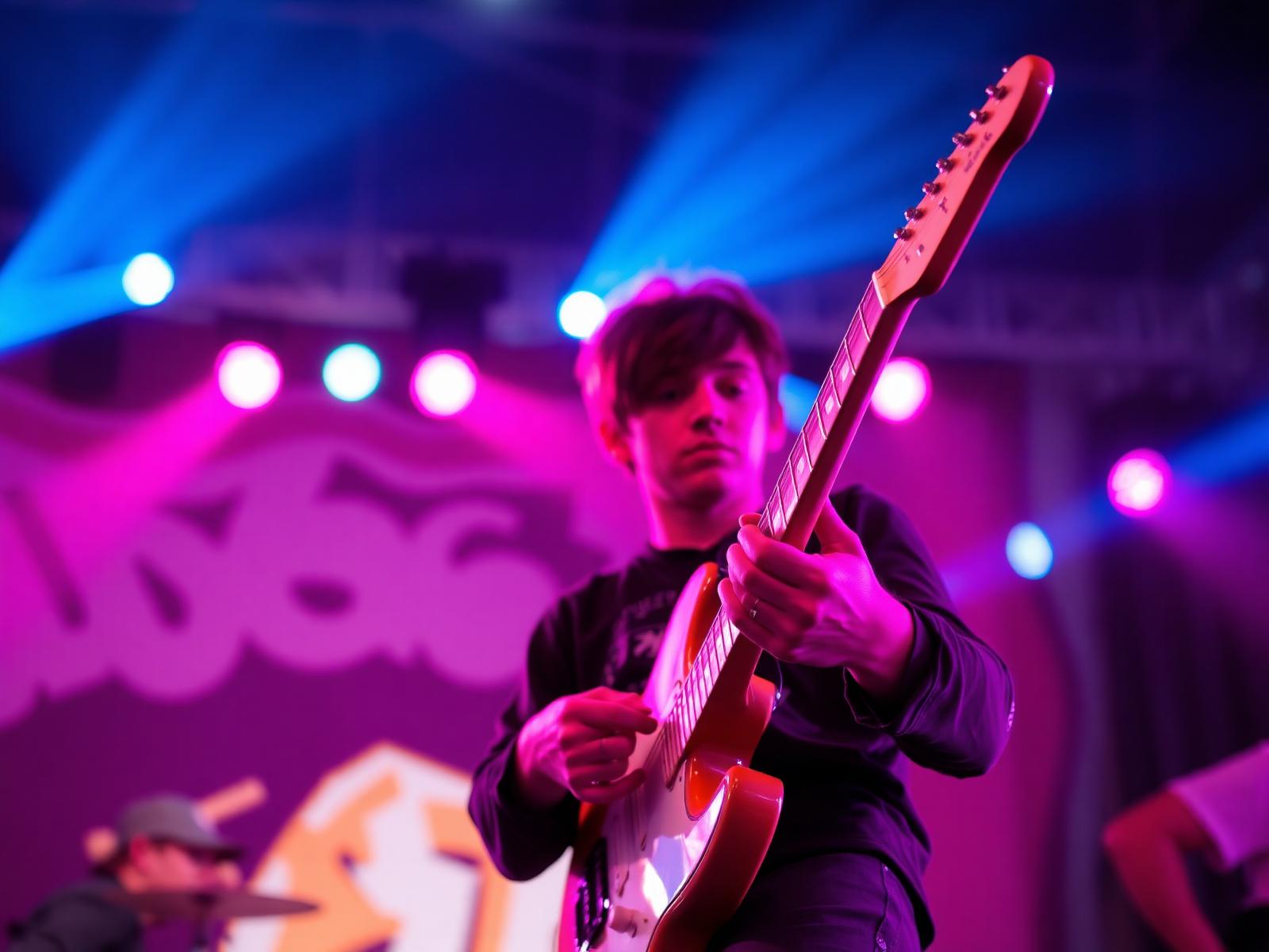 Musicista sul palco